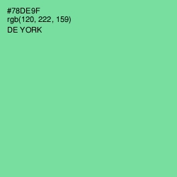 #78DE9F - De York Color Image